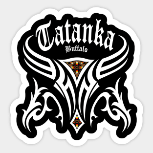 TaTanka White Sticker